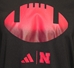 Adidas Nebraska Football Locker Spray Pregame Tee - Black - AT-G1279