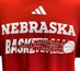 Adidas 2024 Nebraska Basketball Locker Flash Pregame Tee - AT-G1291