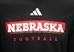 Adidas Nebraska Football Pregame LS Tee - Black - AT-G1282