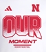 Adidas Our Moment Huskers Basketball LS Tourney Tee - Order Now ships by 3/21 - AT-H4524