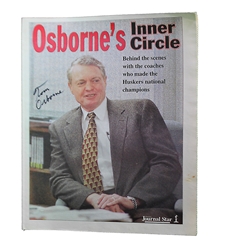 Autographed Lincoln Journal Star's Osborne's Inner Circle Special Section Autographed Lincoln Journal Star's Osborne's Inner Circle Special Section